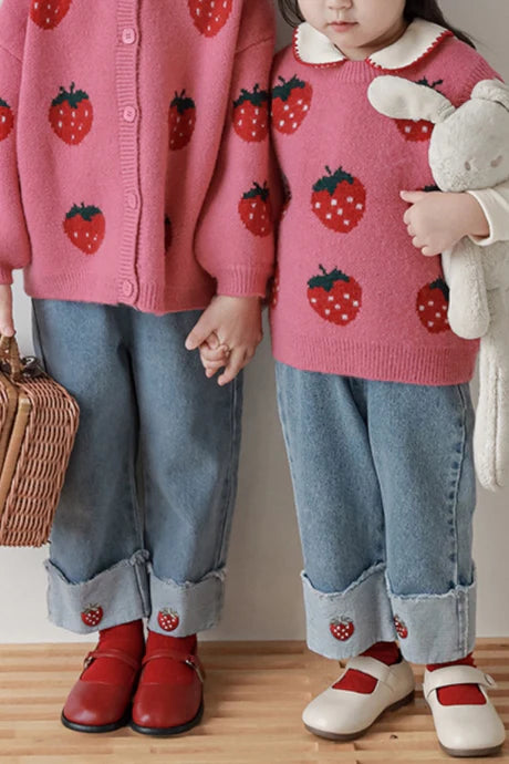 Strawberry Matching Vest (Two colors)