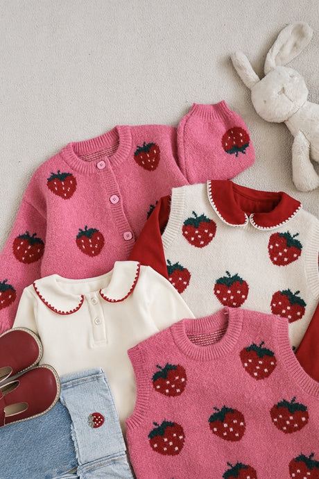 Strawberry Matching Vest (Two colors)