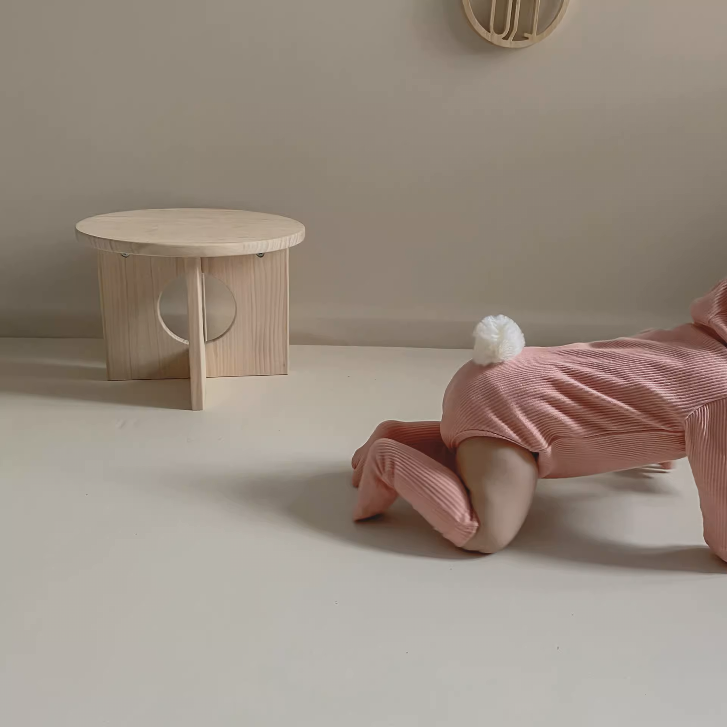 Bunny Ears Ribbed Romper