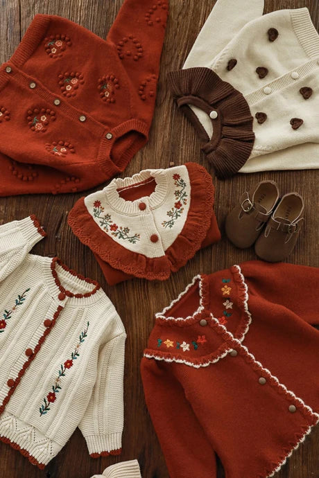 Handmade Heart Sweater (Ruby)