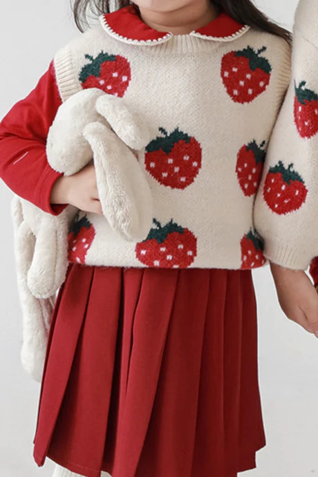 Strawberry Matching Vest (Two colors)