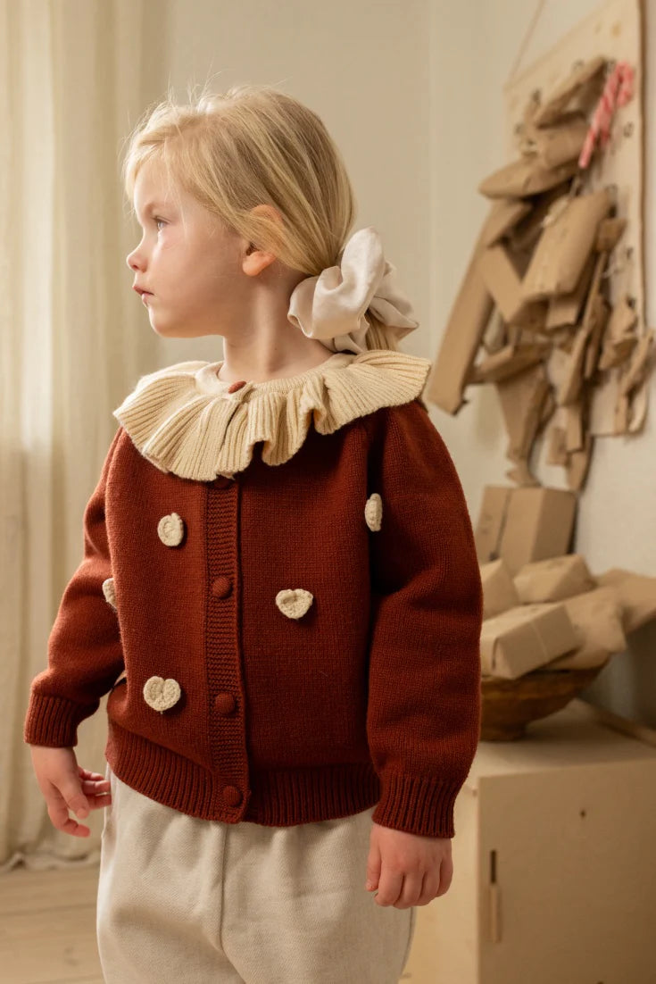 Handmade Heart Sweater (Ruby)