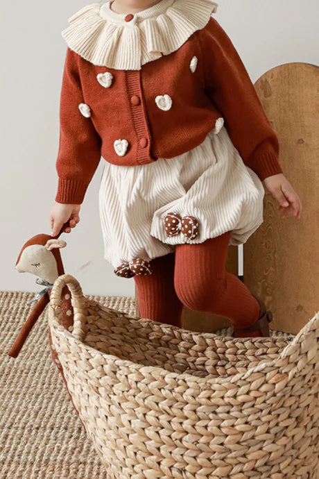 Handmade Heart Sweater (Ruby)