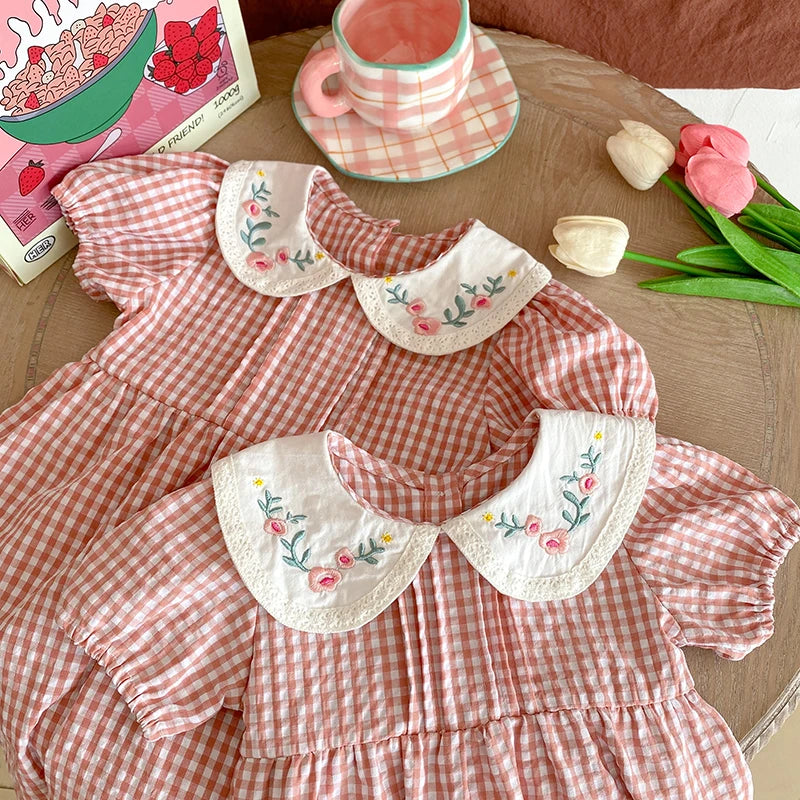 Scarlet Meadow Sisters Romper