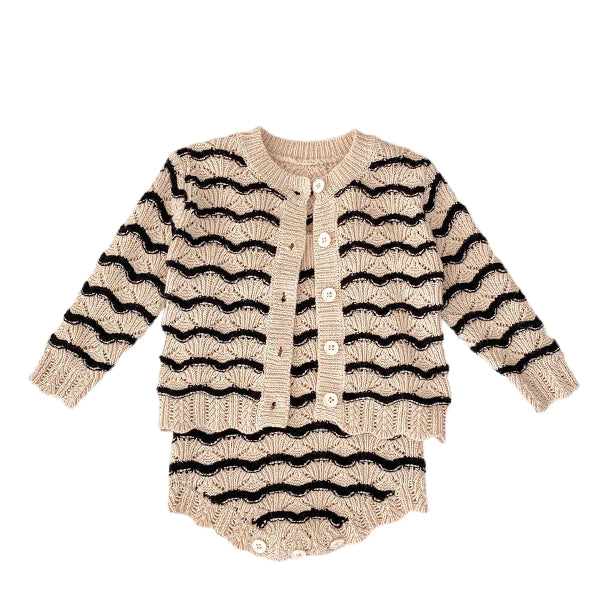 Eden Cardigan and Romper Set