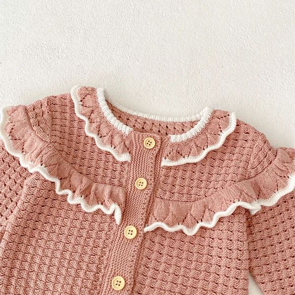 Justine Cardigan and Romper Set
