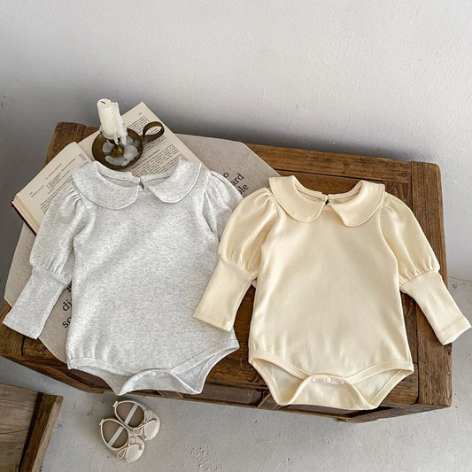 Peter Pan Collar Bodysuit (Two colors)
