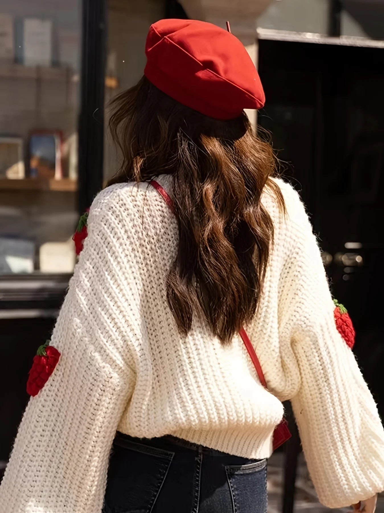Strawberry Matching Adult Jumper