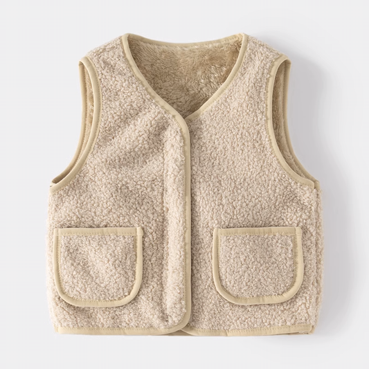 Fluffy Matching Vest (Two colors)