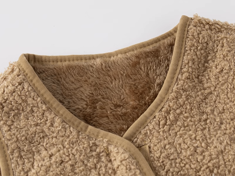 Fluffy Matching Vest (Two colors)