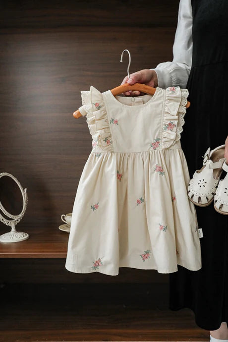 Flutter Sleeves Dress