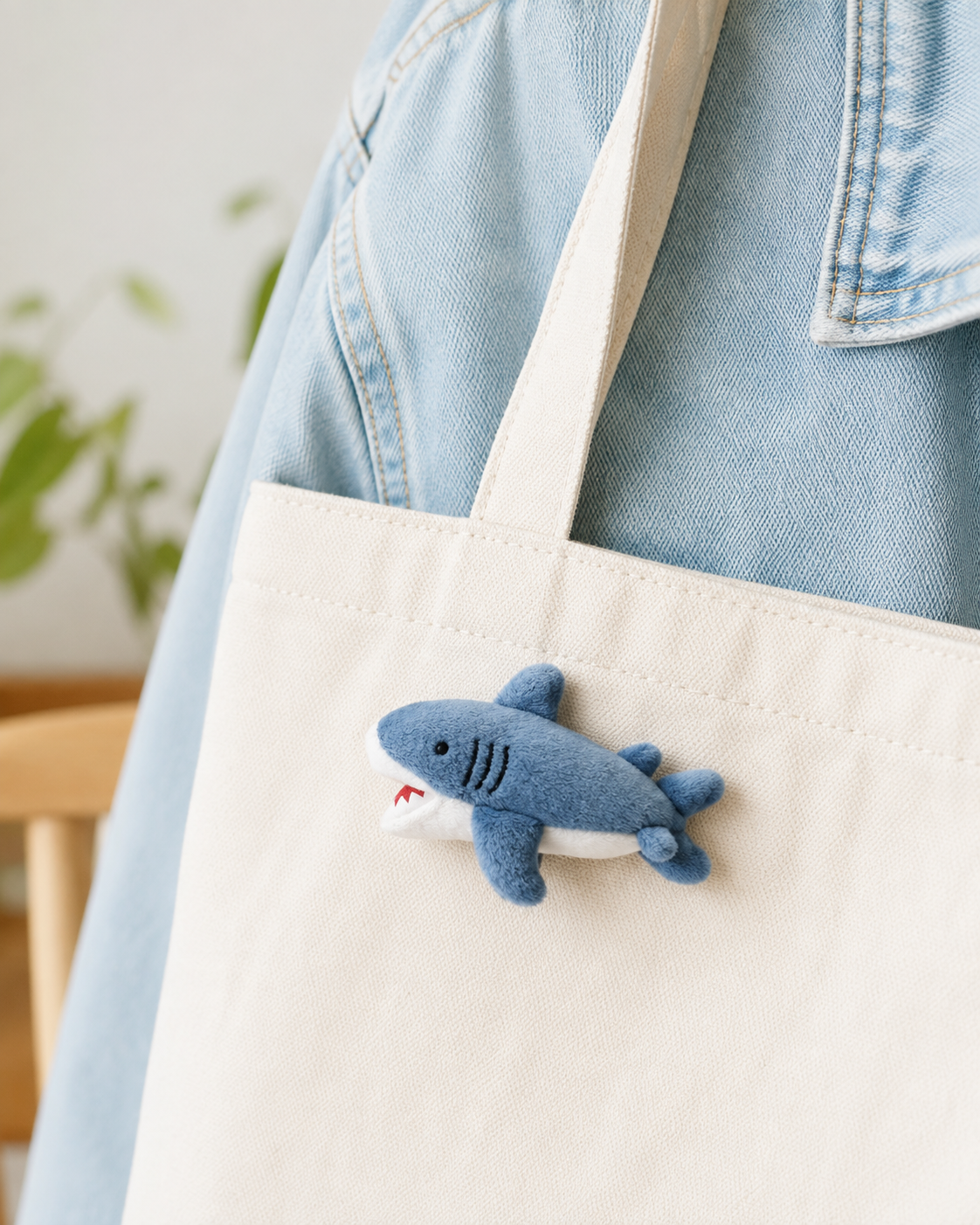 Chumbuddy Mini Shark – Plush Pin or Keychain