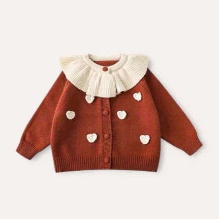 Handmade Heart Sweater (Ruby)