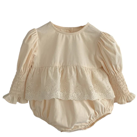 Margot Romper - Beige