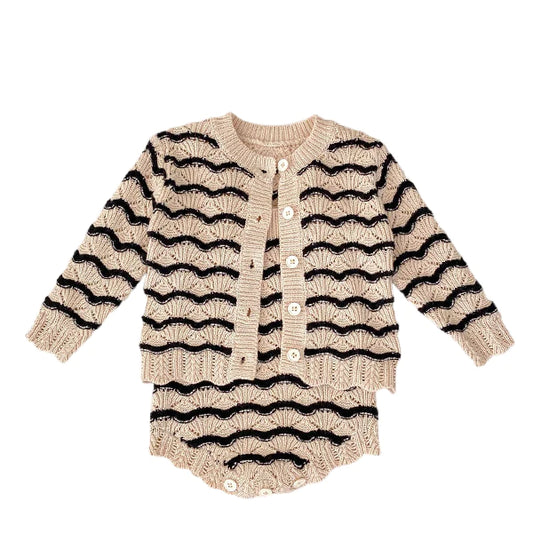 Eden Cardigan and Romper Set