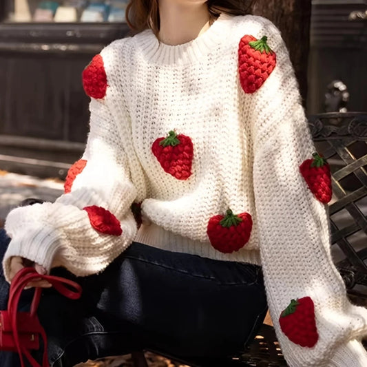 Strawberry Matching Adult Jumper