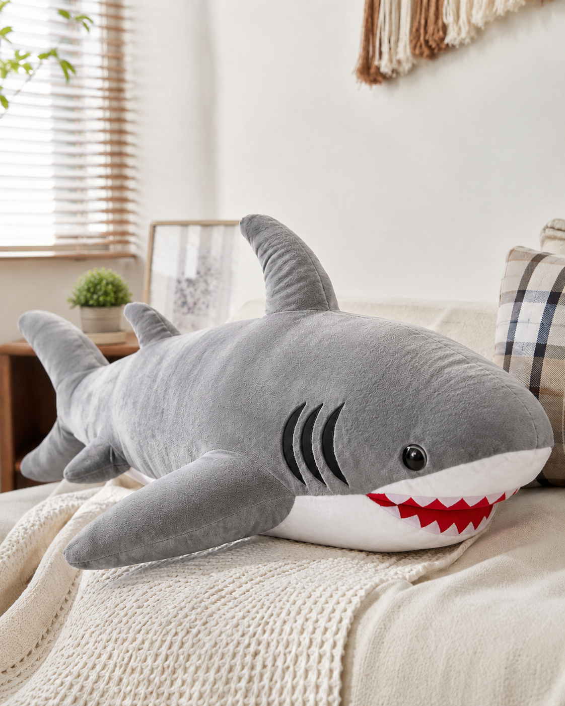 Chumbuddy Shark Pillow Over 3 Feet Large!