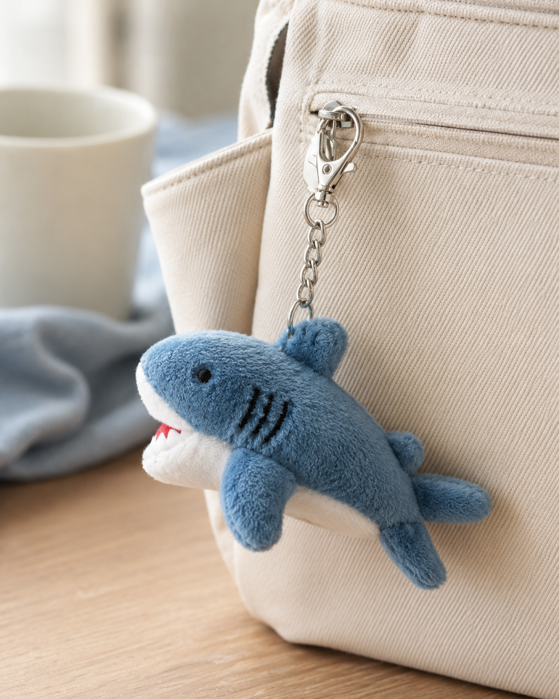 Chumbuddy Mini Shark – Plush Pin or Keychain